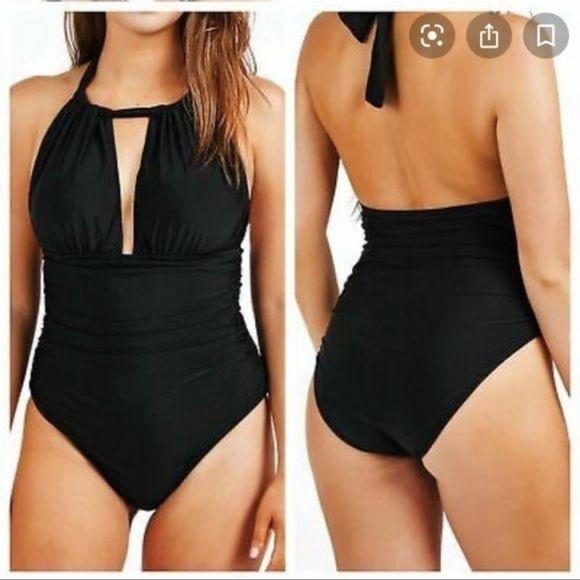 NWT Cupshe Keep Secrets Halter One-piece M - Picture 5 of 10